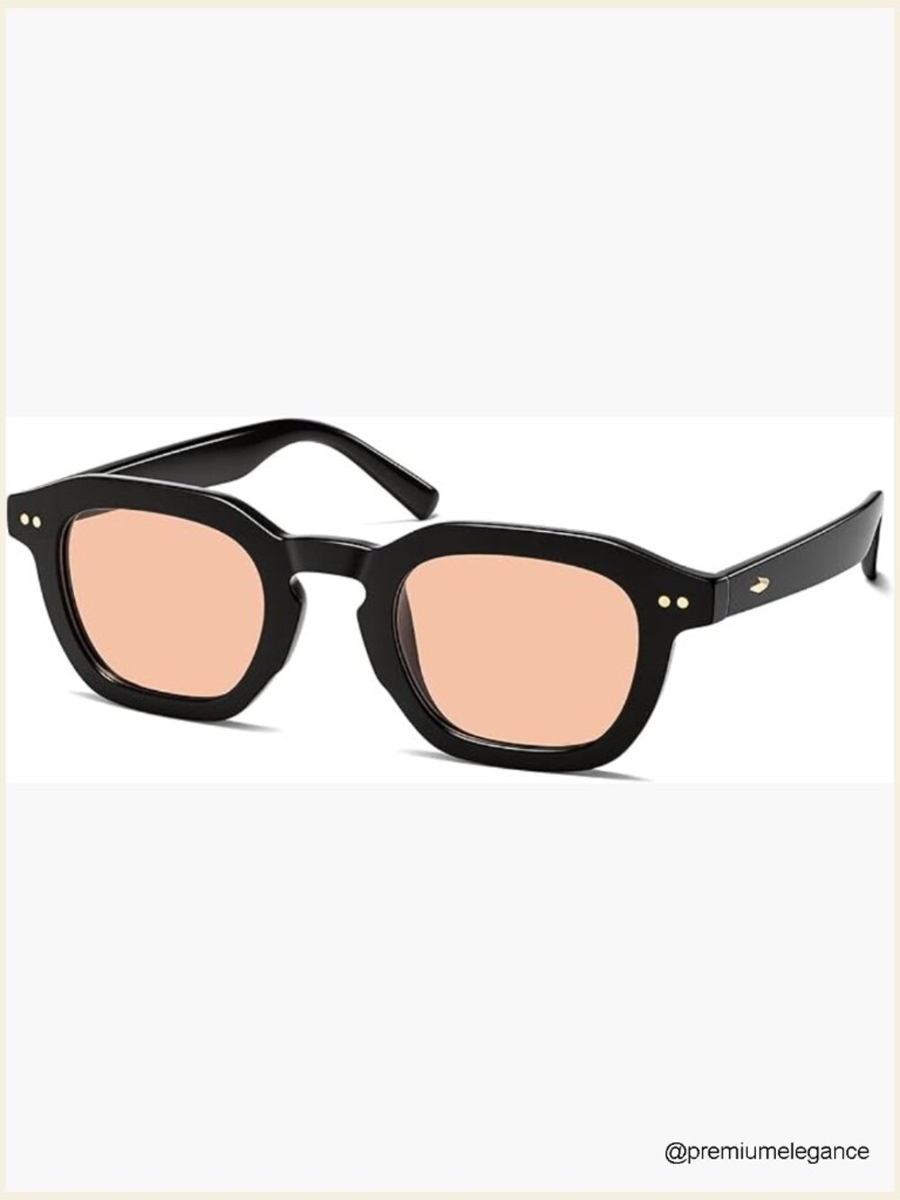 Polarized Retro Rectangle Sunglasses UV Protection Vintage Square